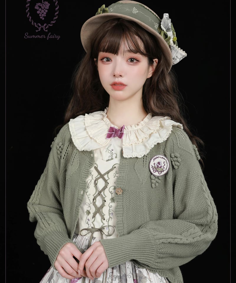 送料無料！】「ロワールの葡萄園」カーディガン（即納） | GIRLISM