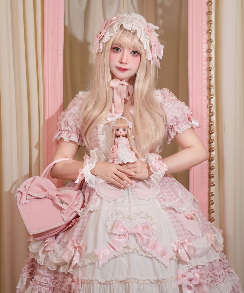 青木美沙子コラボ「ハートコンチェルト」ワンピース＆小物（ピンク