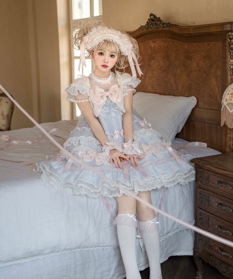 ビスクドール ブリュ　ストライプワンピース ビスクドール ブリュ ストライプワンピース