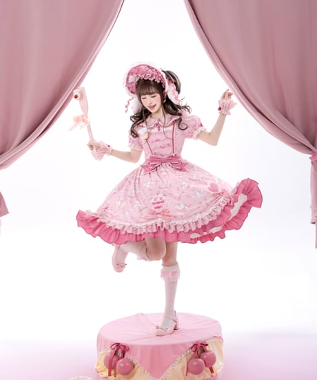 「花箱×サンリオ シナモロール」Cherryワンピース【7/20まで】ロリータ