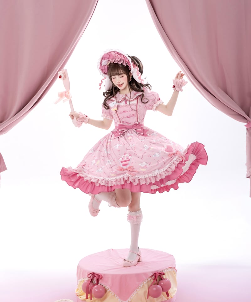 花箱×サンリオ シナモロール」Cherryワンピース【7/20まで】ロリータ