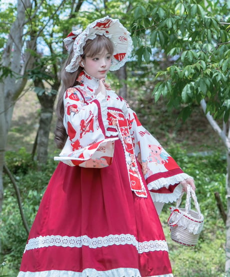 「熊ちゃん大世界」羽織＆袴セット 【7/25まで】送料無料！