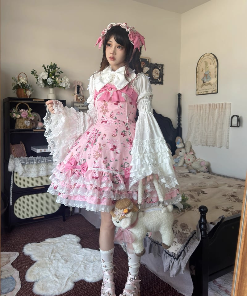 幸せのブーケ」ジャンパースカート 【12/20まで】送料無料！ | GIRLISM