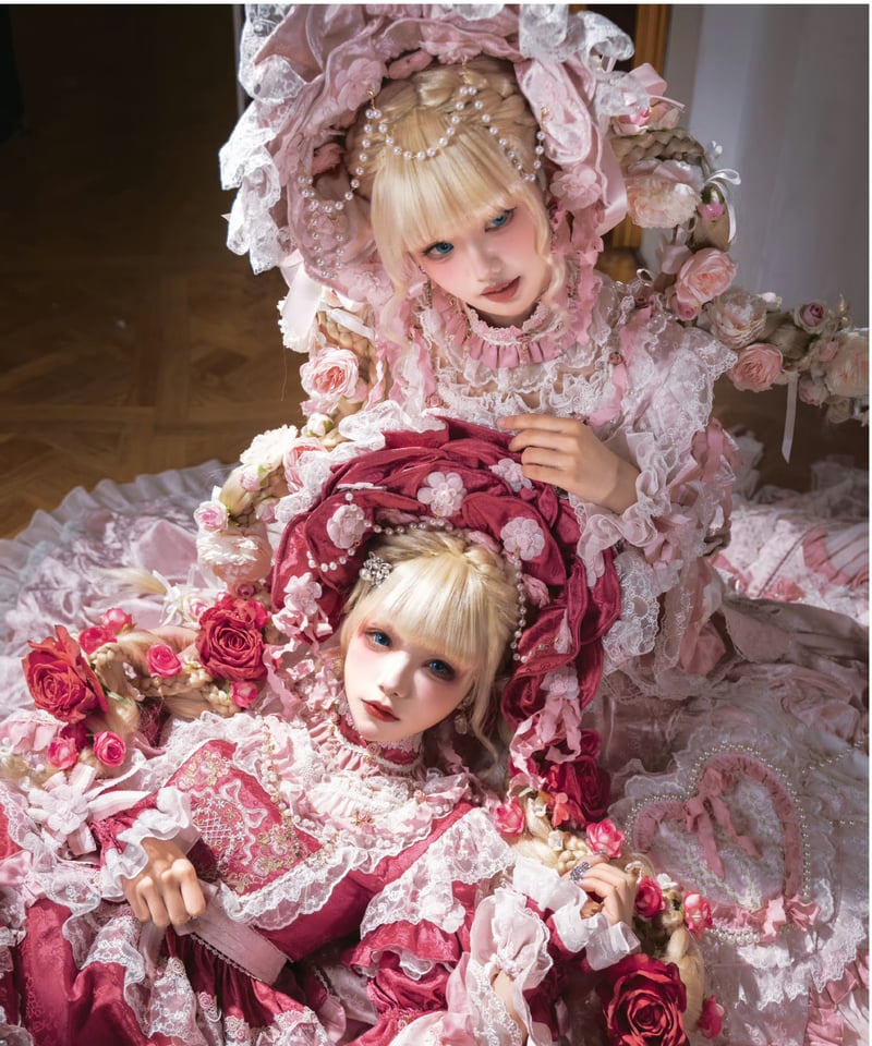 Vintage Cake」双子の苺ドレス 【2/20まで】送料無料！ | GIRLISM