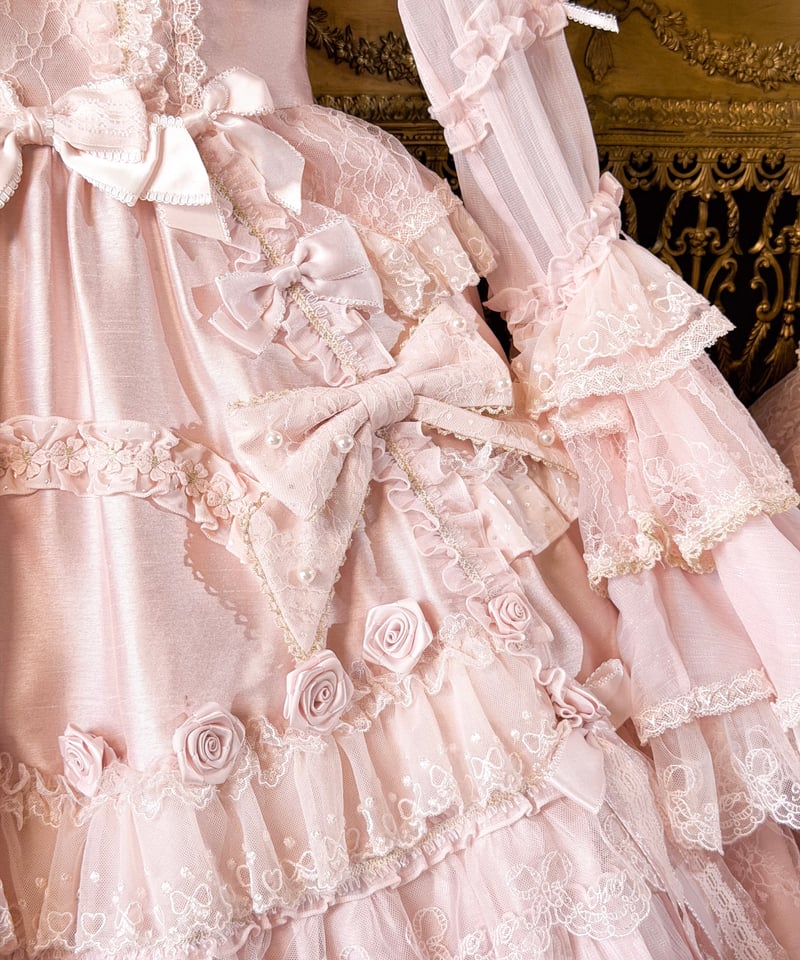 Pinik Mist Oath」ワンピース＆ジャンパースカート（ピンク） 【2/5