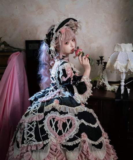 「Vintage Cake」ドレス４点フルセット（ブラック） 【2/14まで】送料無料！
