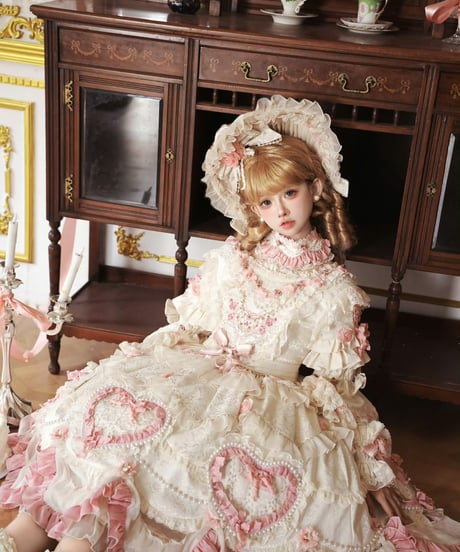 「Vintage Cake」ドレス４点フルセット（生成り） 【2/14まで】送料無料！