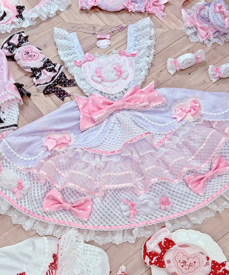 Candy」ハートサロペット＆ブラウス 【12/10まで】送料無料！ | GIRLISM