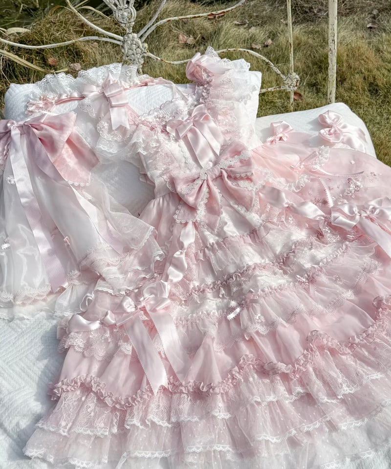 フラメンコ★手描きピンクローズワンピース ハートフラワーワンピ | ロングワンピース | NOELA OFFICIAL WEB STORE