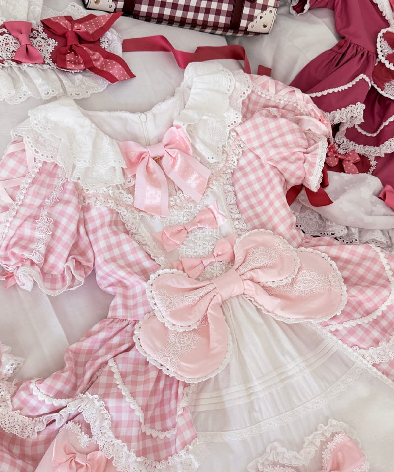 青木美沙子コラボ「ハートコンチェルト」ワンピース＆小物（ピンク