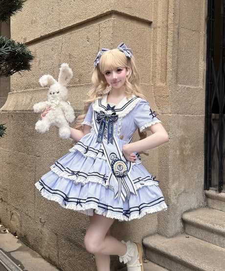 「Navy Girl」半袖ワンピース5点フルセット 【5/2まで】送料無料！