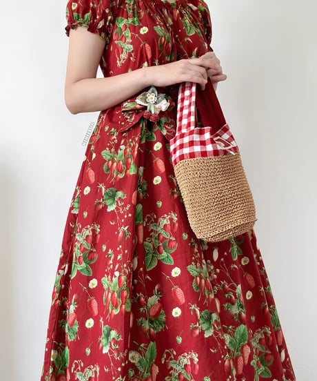 「Strawberry Time」ワンピース 【9/30まで】送料無料！