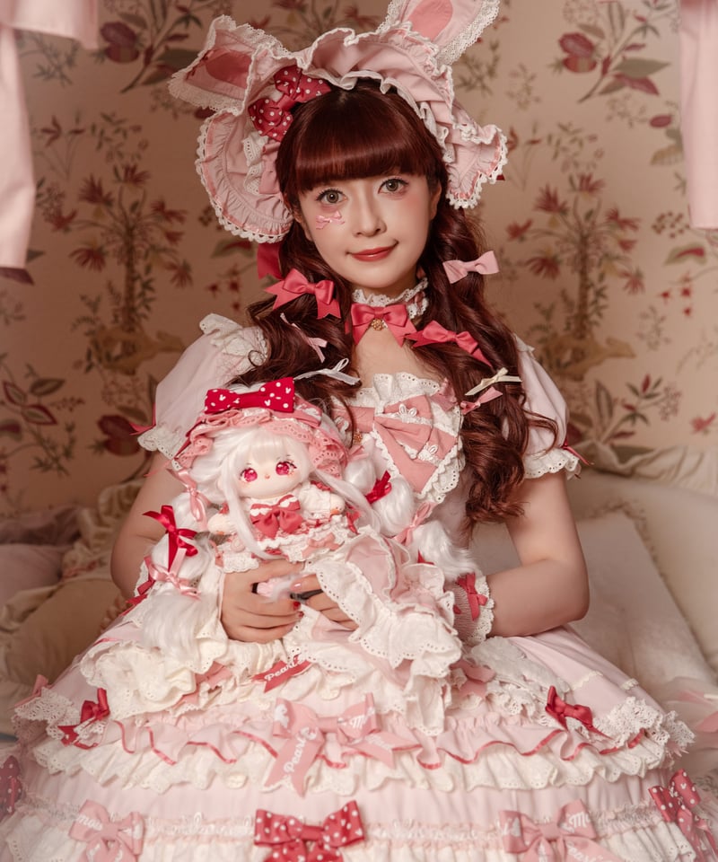 Melody BasKet♡青木美沙子 リボン　うさぎワンピース Melody BasKet♡青木美沙子 リボン うさぎワンピース