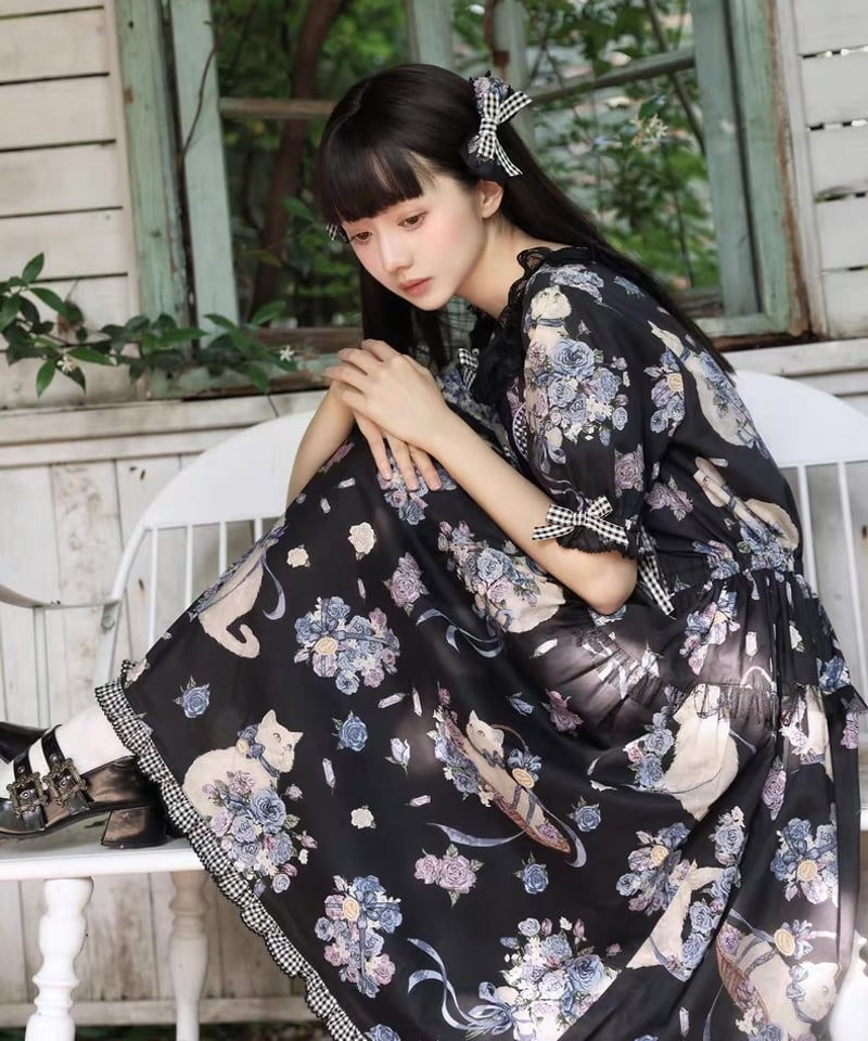 田園猫」ワンピース＆小物 【6/21まで】送料無料！ | GIRLISM