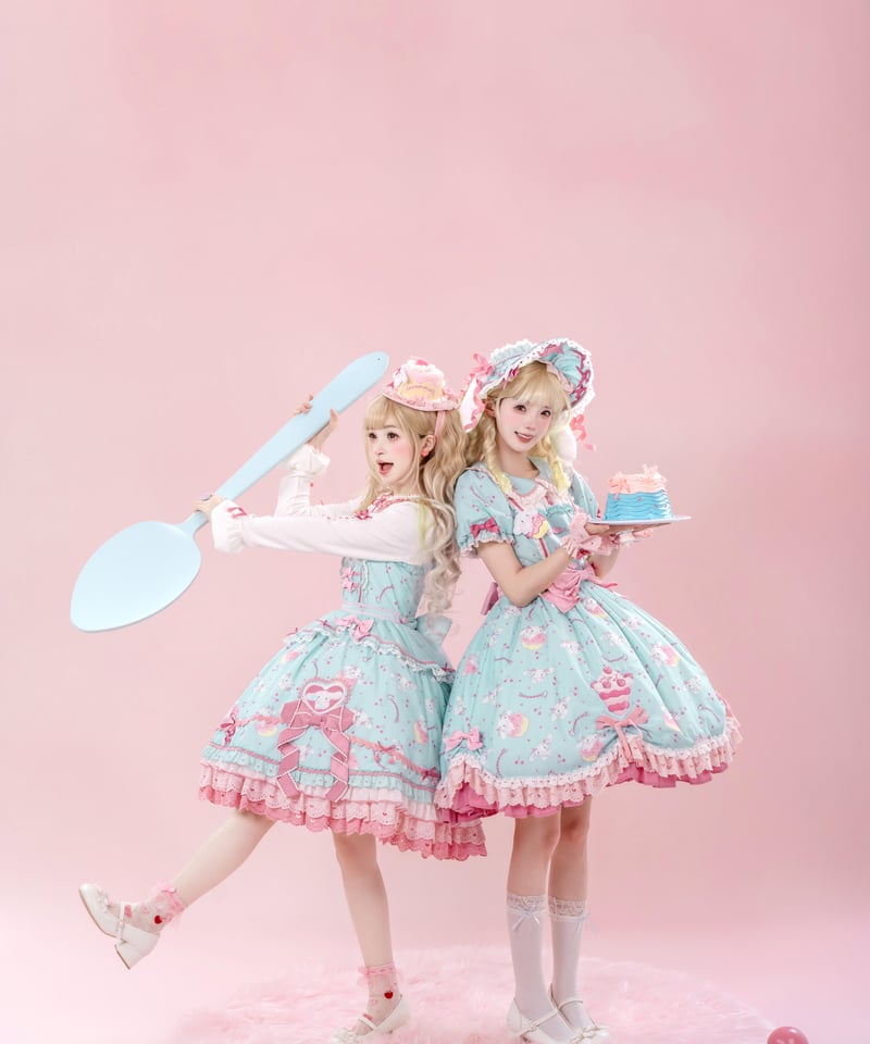 サンリオコラボ シナモロール ロリータワンピース 豪華7点セット 甘ロリ 花箱×サンリオ シナモロール」Cherryワンピース【7/20まで】ロリータ