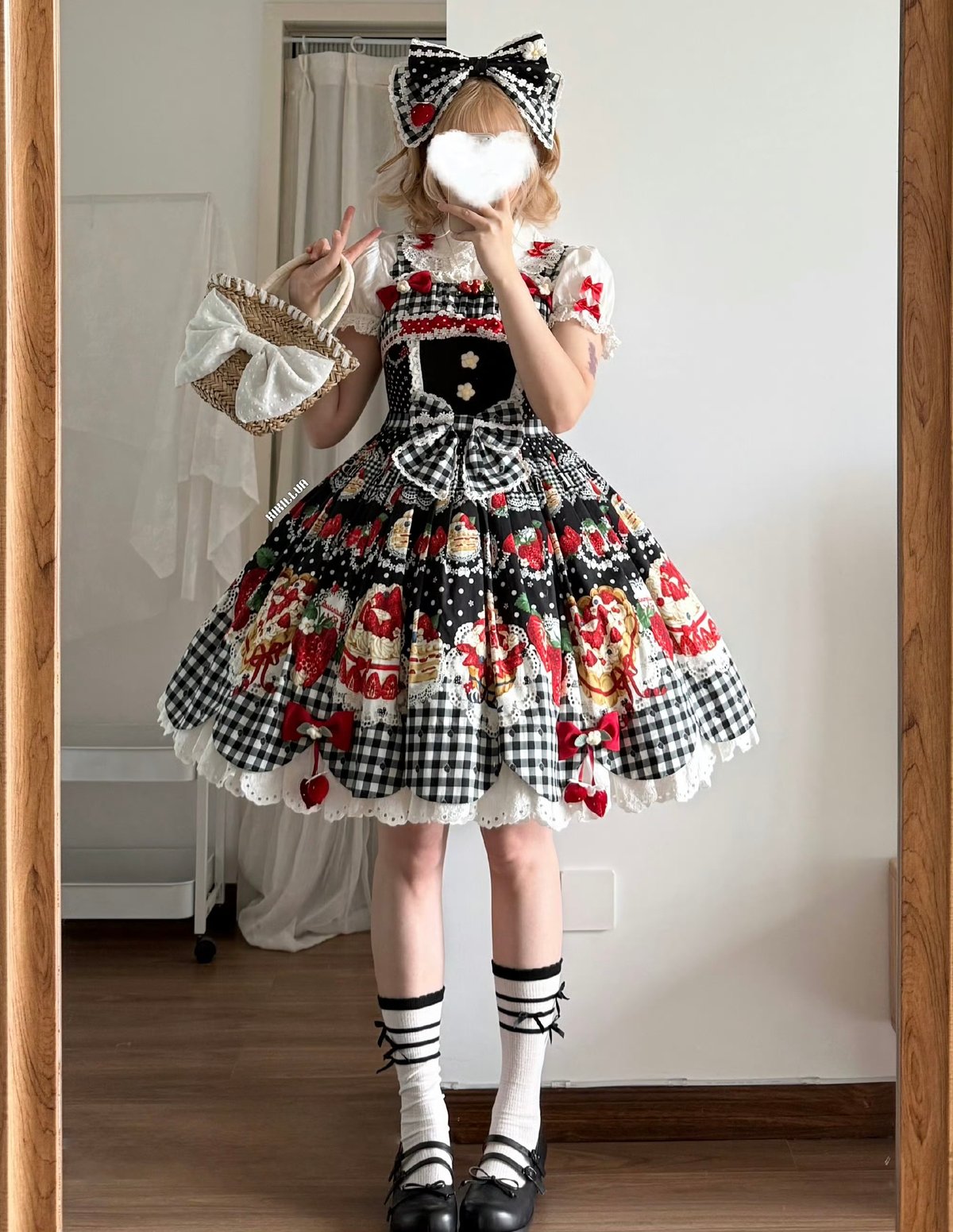 ハニーケーキジャンパースカート ハニーケーキジャンパースカート 初販品】 Angelic Pretty Honey