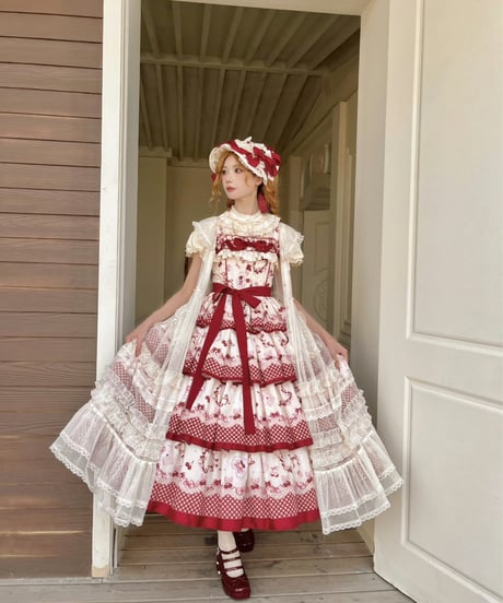 「Cherry Season」ガウンワンピース 【1/3まで】送料無料！