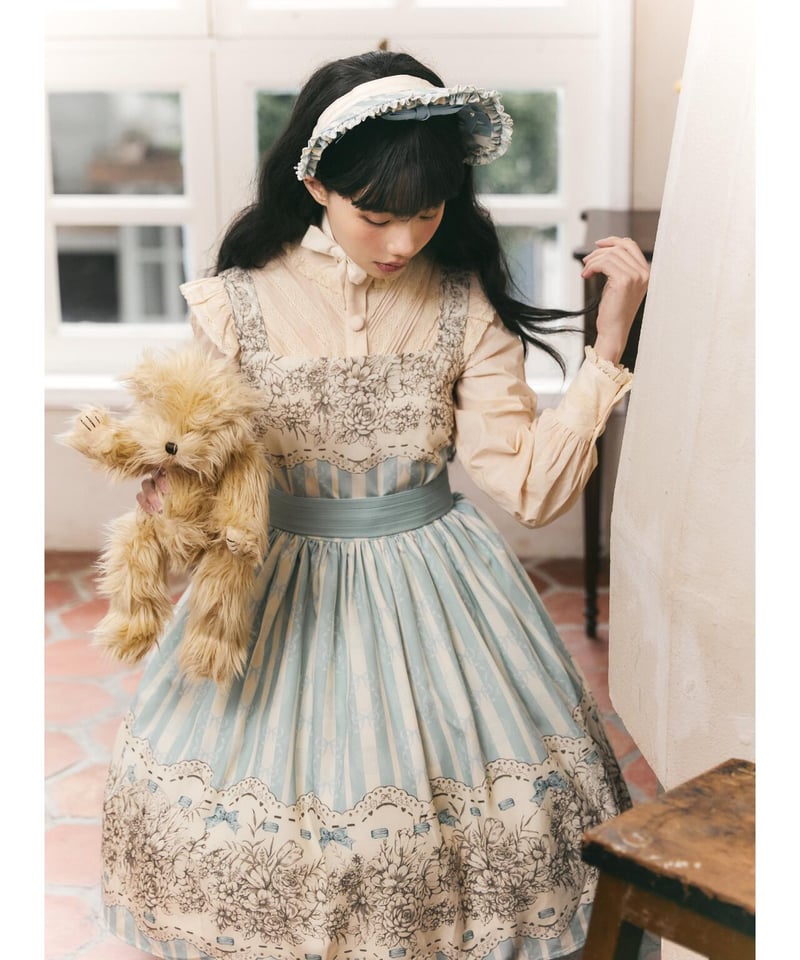 繁花時計2.0」ショートジャンパースカート 【2/20まで】送料無料