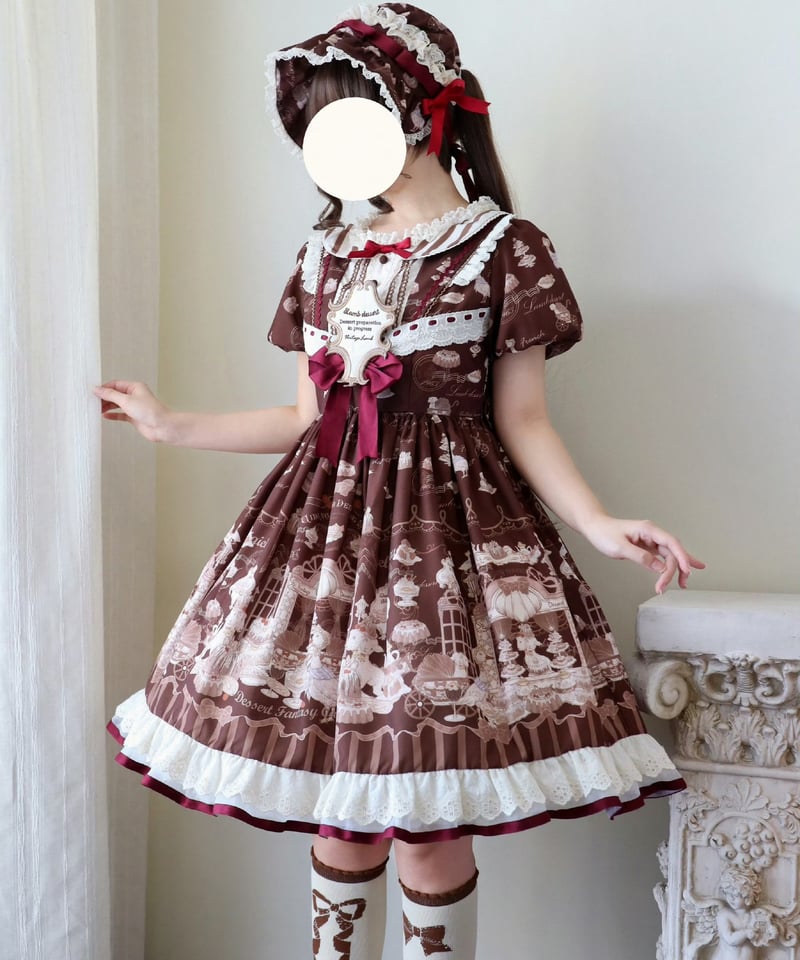 骨董菓子屋」ワンピース&ボンネット【10/28まで】送料無料！ | GIRLISM