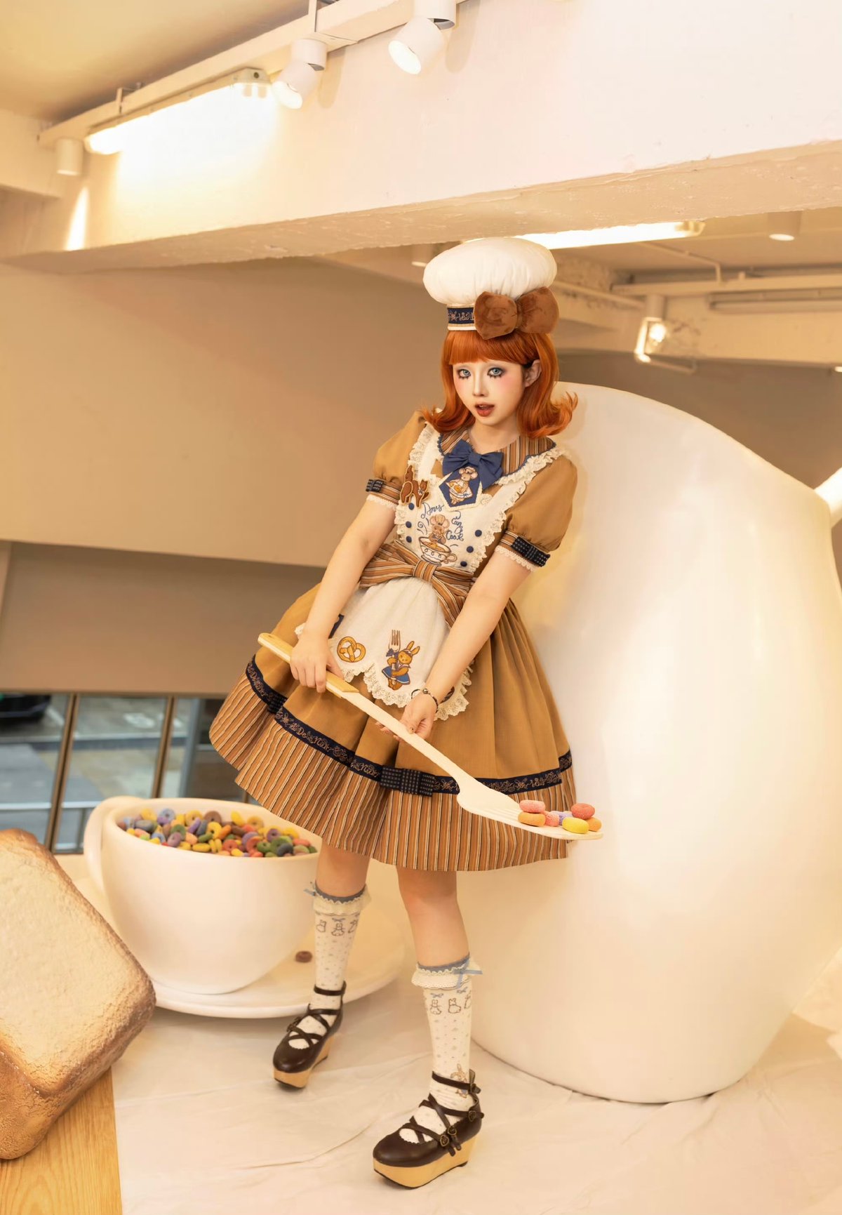 クッキングマウス」エプロンワンピース 【1/11まで】送料無料！ | GIRLISM