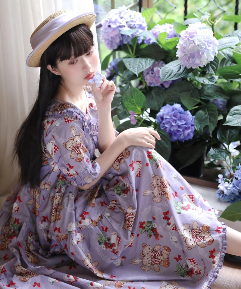 苺のくまちゃん」シンプルワンピース 【6/20まで】ロリータ | GIRLISM