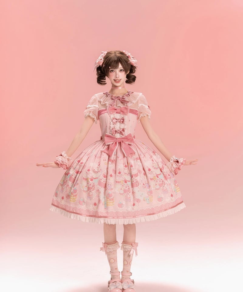 マイメロコラボ」マイメロ柄ワンピース 【3/7まで】送料無料！ | GIRLISM