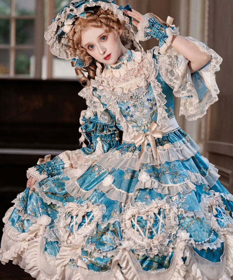 Vintage Cake」アーモンドの花ワンピース 【2/20まで】送料無料