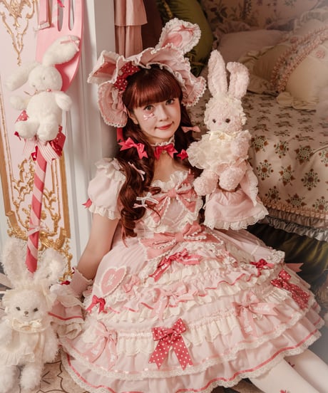 「ラビットリボン」青木美沙子コラボドレス（ピンク）【6/15まで】送料無料！