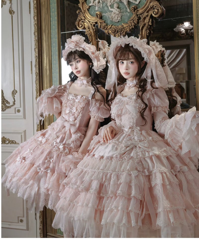 Pinik Mist Oath」ワンピース＆ジャンパースカート（ピンク） 【2/5