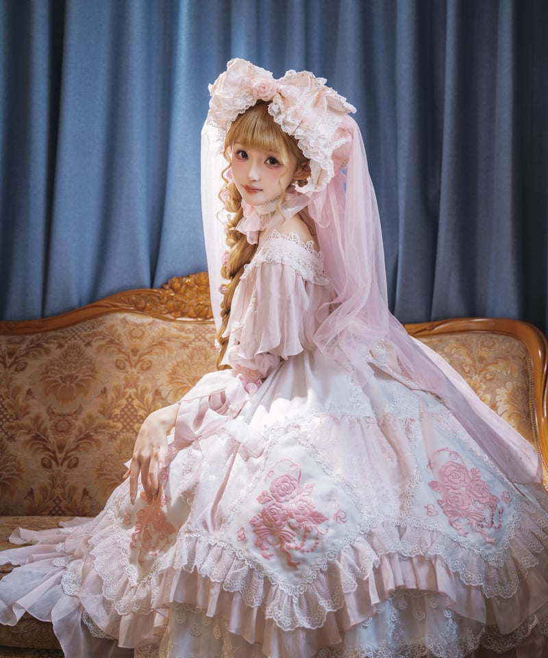 薔薇花傘」ジャンパースカート（ロング）【2/27まで】送料無料！ | GIRLISM