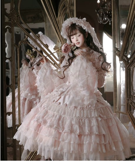 「Pinik Mist Oath」ワンピース＆ジャンパースカート（ピンク） 【2/5まで】送料無料！