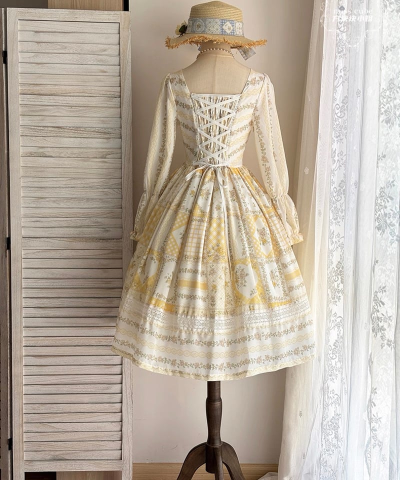 パッチワークガーデン」長袖ワンピース 【7/16まで】送料無料！ | GIRLISM