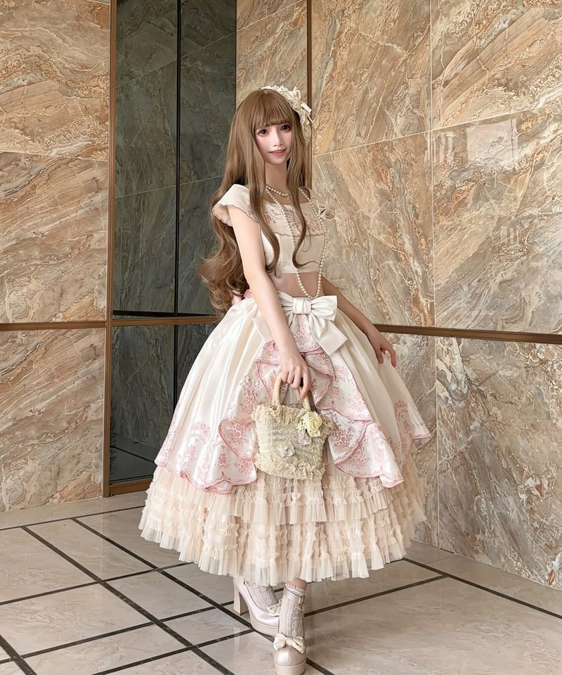 刺繍鈴蘭」刺繍ジャンパースカート 【2/26まで】送料無料！ | GIRLISM