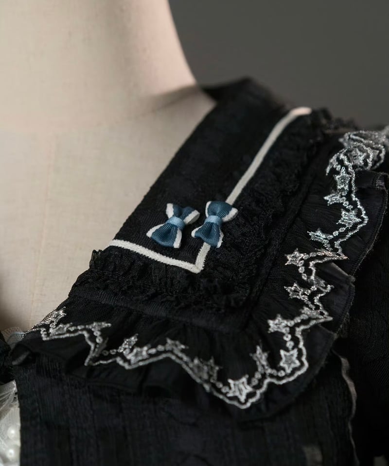 アシュレイ刺繍ジャンパースカート　黒 BlackShamrock】F187ベルトデザインスパイダージャンパースカート - To