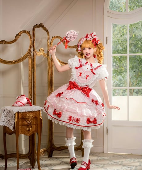 「Candy」ハートサロペット＆ブラウス 【12/10まで】送料無料！