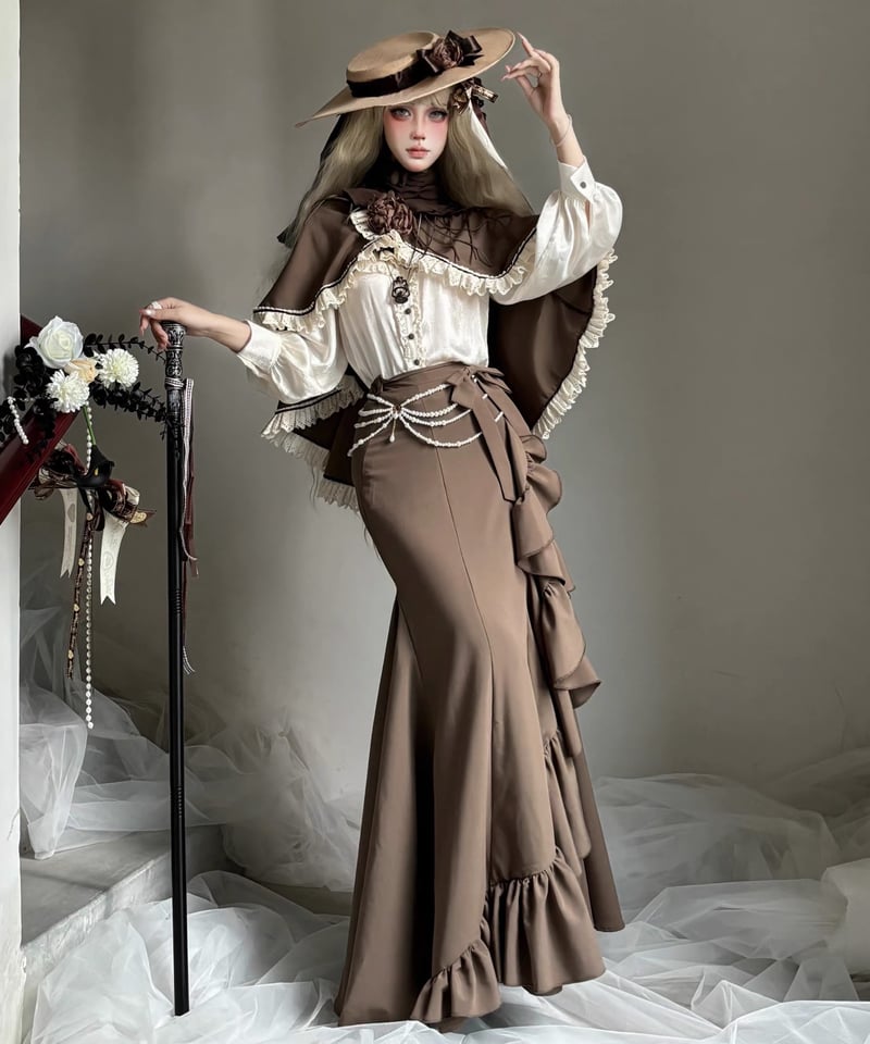 London Letter」ブラウス＆スカート 【10/28まで】送料無料！ | GIRLISM