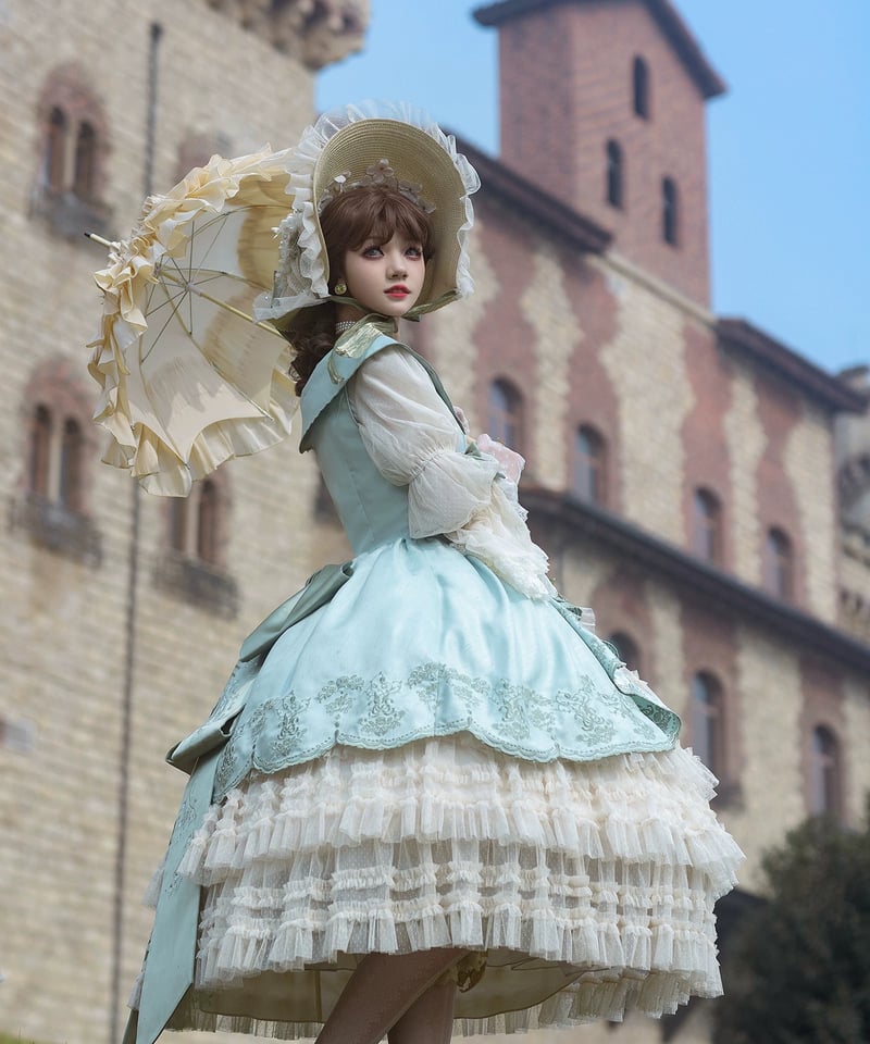 刺繍鈴蘭」刺繍ジャンパースカート 【2/26まで】送料無料！ | GIRLISM