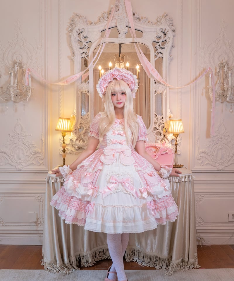 青木美沙子コラボ「ハートコンチェルト」ワンピース＆小物（ピンク