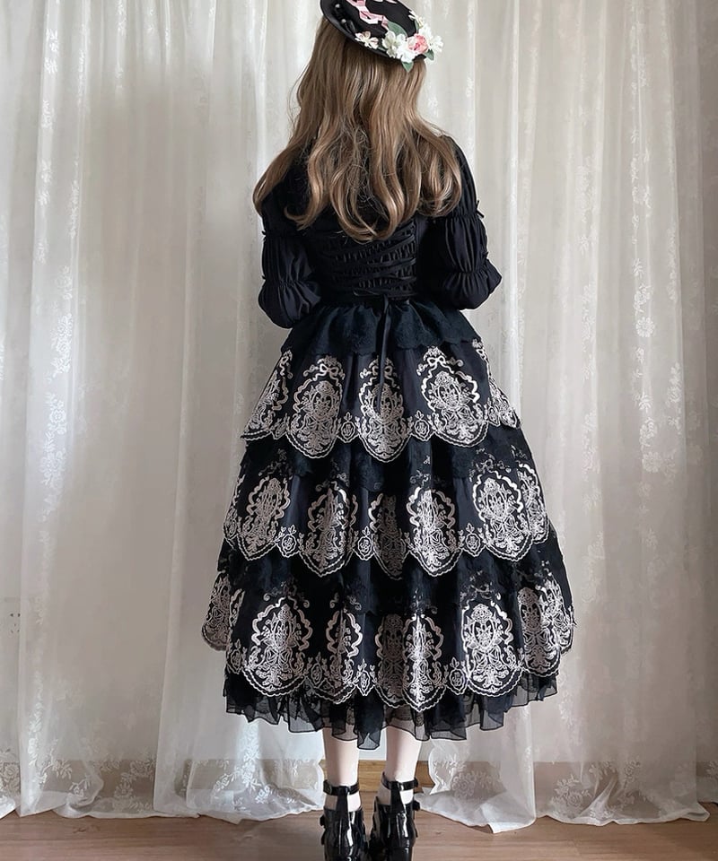 Pointe Garden スカート【Miss Point】ロリータファッション Pointe Garden スカート【Miss Point】ロリータファッション