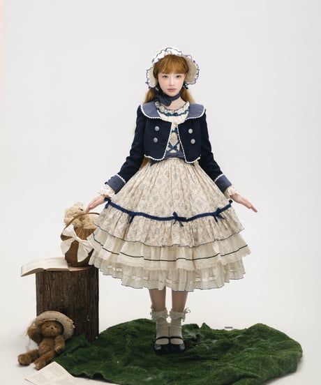 「ブルーベリーフィナンシェ」ワンピース＆ジャケット【10/1まで】送料無料！