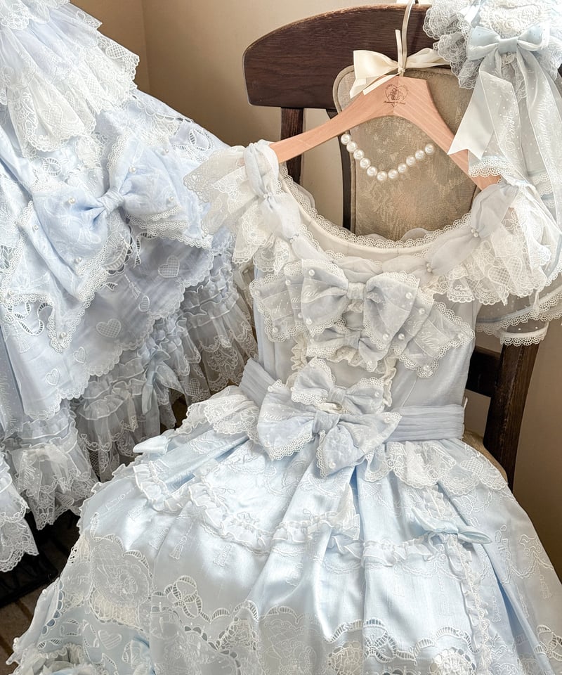 レース人形2.0」刺繍ジャンパースカート【12/25まで】送料無料！ | GIRLISM