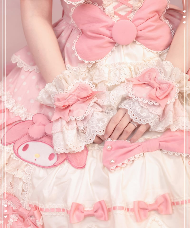 花と真珠箱×サンリオ」MY MELODYワンピース＆ジャンパースカート【3/10