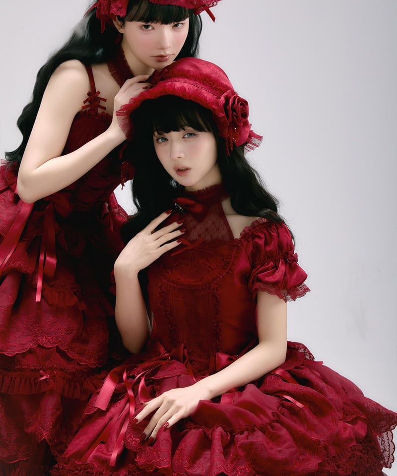 Mist Ballet」段々スカート＆ドレープスカート【3/16まで】送料無料