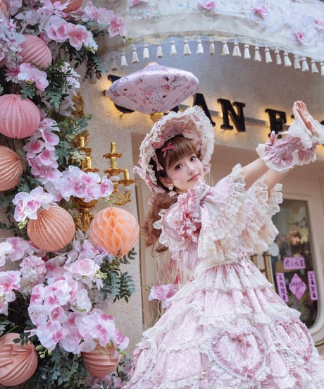「Vintage Cake」ドレス４点フルセット（ピンク） 【2/14まで】送料無料！