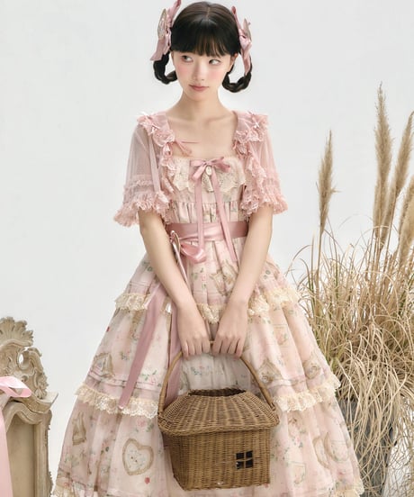 「Victorian Cat」段々ジャンパースカート 【3/14まで】送料無料！