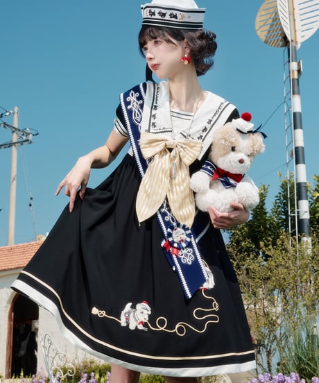 「Ocean Voyage」ショートワンピース【4/25まで】ロリータ