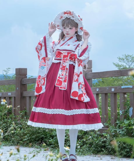 「熊ちゃん大世界」羽織＆袴セット 【7/25まで】送料無料！