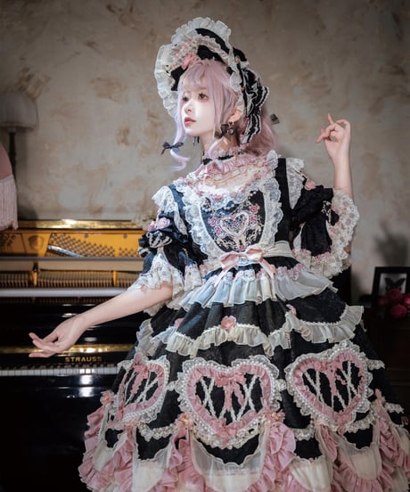 「Vintage Cake」ドレス４点フルセット（ブラック） 【2/14まで】送料無料！