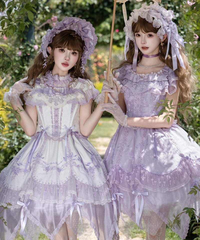 藤の庭」オフショルダーワンピース【5/25まで】ロリータ | GIRLISM