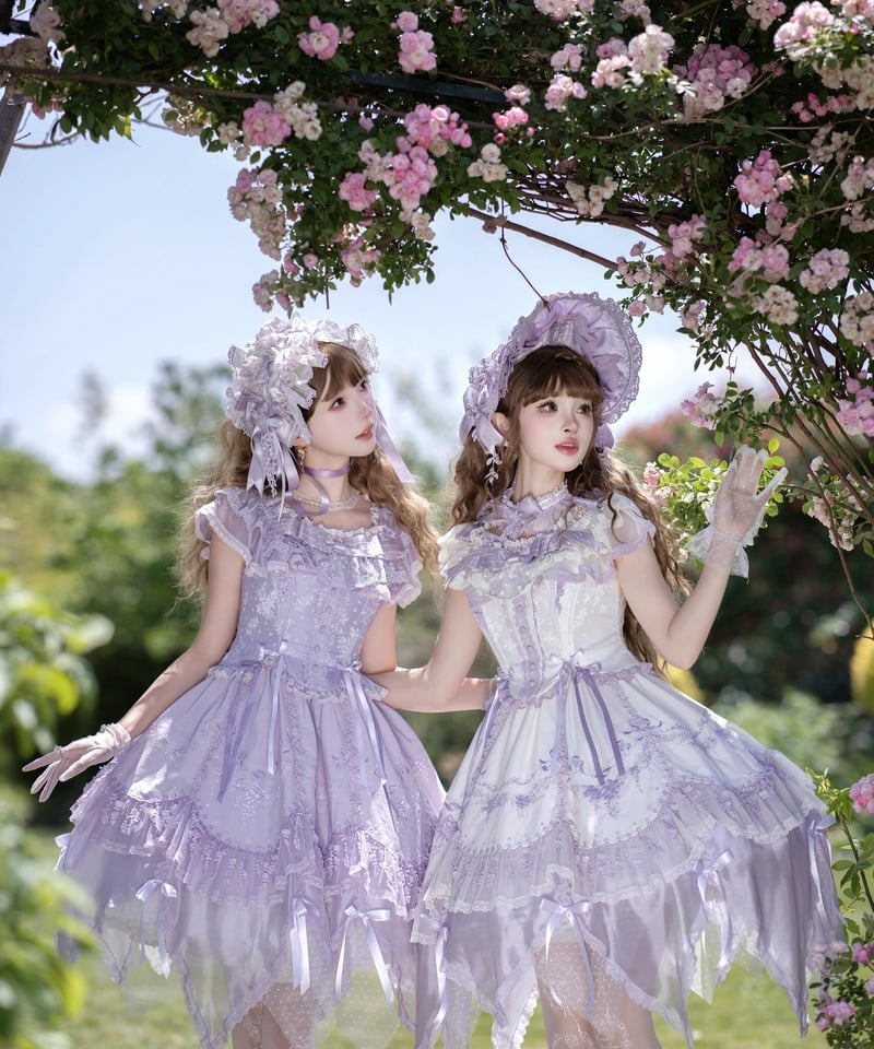 藤の庭」オフショルダーワンピース【5/25まで】ロリータ | GIRLISM